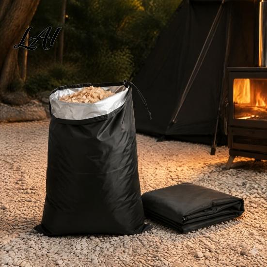 Large Capacity Collection Bag 1/2Pcs Wood Chipper Shredder Bags Oxford Cloth Drawstring Bag Universal Pouch Heavy Duty Storage for Chips Leaves and