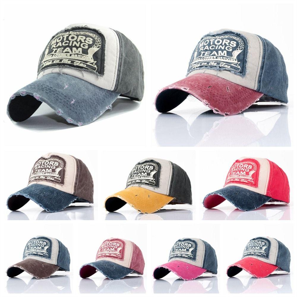 Patchwork Baseball Caps Fashion Letter Hip Hop Hat Spring Summer Snapback Hat Men Women