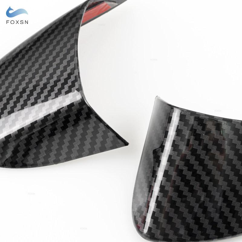 Стайлинг автомобиля ABS текстура из углеродного волокна, крышка панели рулевого колеса, накладка для VW Golf 6 MK6 Bora Eos Polo Jetta Caddy