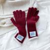 Вязаные перчатки из пряжи Вязаные перчатки для сенсорного экрана Женские осенне-зимние теплые перчатки свободного кроя цвета макарон