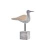 Decorative Figurine - Natural Grey - Mediterranean Bird - 23 X 9 X 26.7 Cm - Contemporary Style - Interior