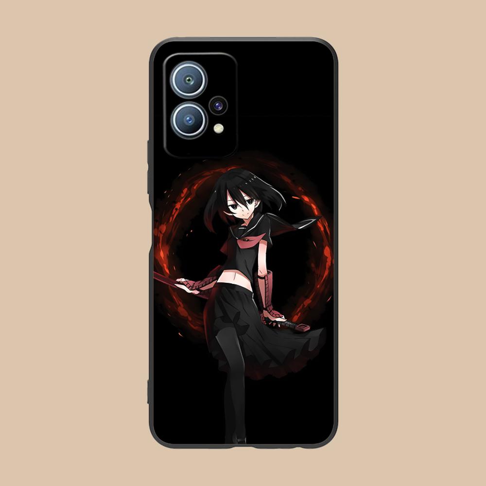 Матовый чехол из ТПУ Akame Kurome для мобильного телефона Huawei P60 P50 P40 P30 P20 P10 P9 P8 Pro Lite Plus Цветная печать