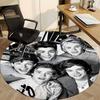1 шт. Музыкальная группа One Direction Круглый ковер для офиса, под офисные стулья, спальни, гостиной, домашний декор a1016277