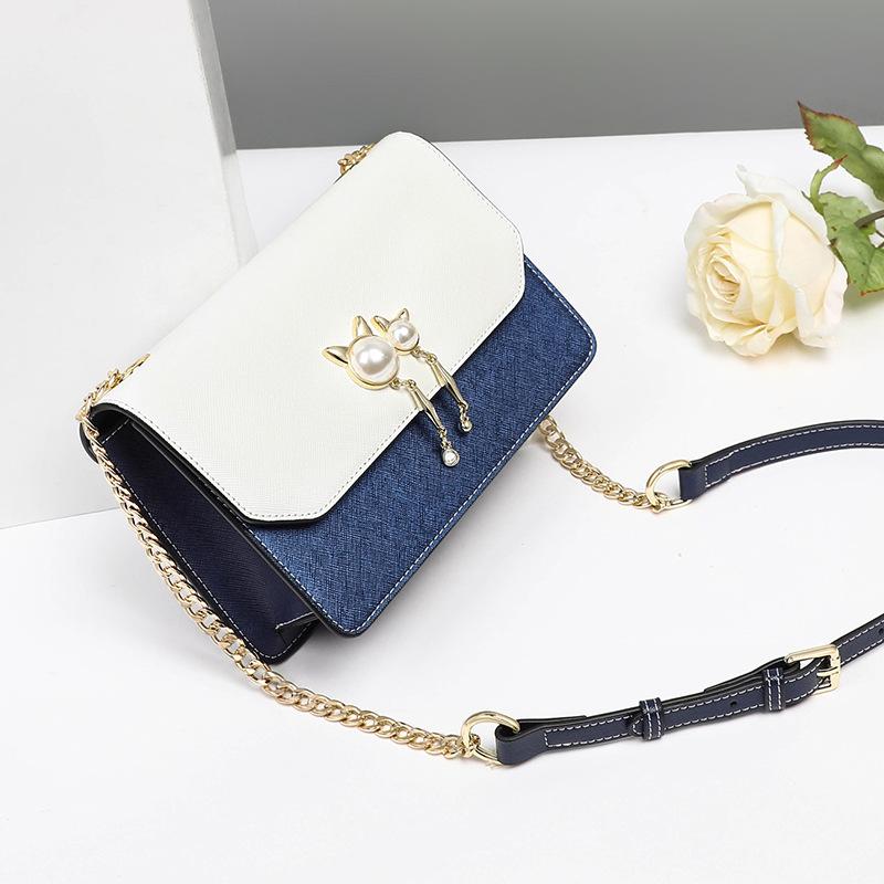 Осенние и зимние сумки для женщин Модные нишевые универсальные сумки через плечо Модные сумки на цепочке через плечо