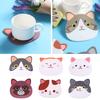Cup Mat Tea Cup Pad Mug Cushion Silicone Tableware Cute Cat Funny