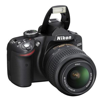 Nikon Цифровая зеркальная фотокамера D3200 с объективом DX NIKKOR VR, в комплекте черный D3200LKBK AF-S 18-55 мм f/3.5-5.6G