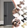 1pc Door Latch Lock Heavy Duty Security Latch Black Bolt Hardware Buckle Gold Home Zinc Door Si C0H5