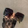 2022 Korean Style Oversized Square HD Sunglasses for Women - Trendy Street Style Sunshade