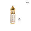 Luxury Essential Oil Roller Glass Bottle Refillable Perfume Bottle Glass Roll-On Essential Oil Bottle Cosmetics Container