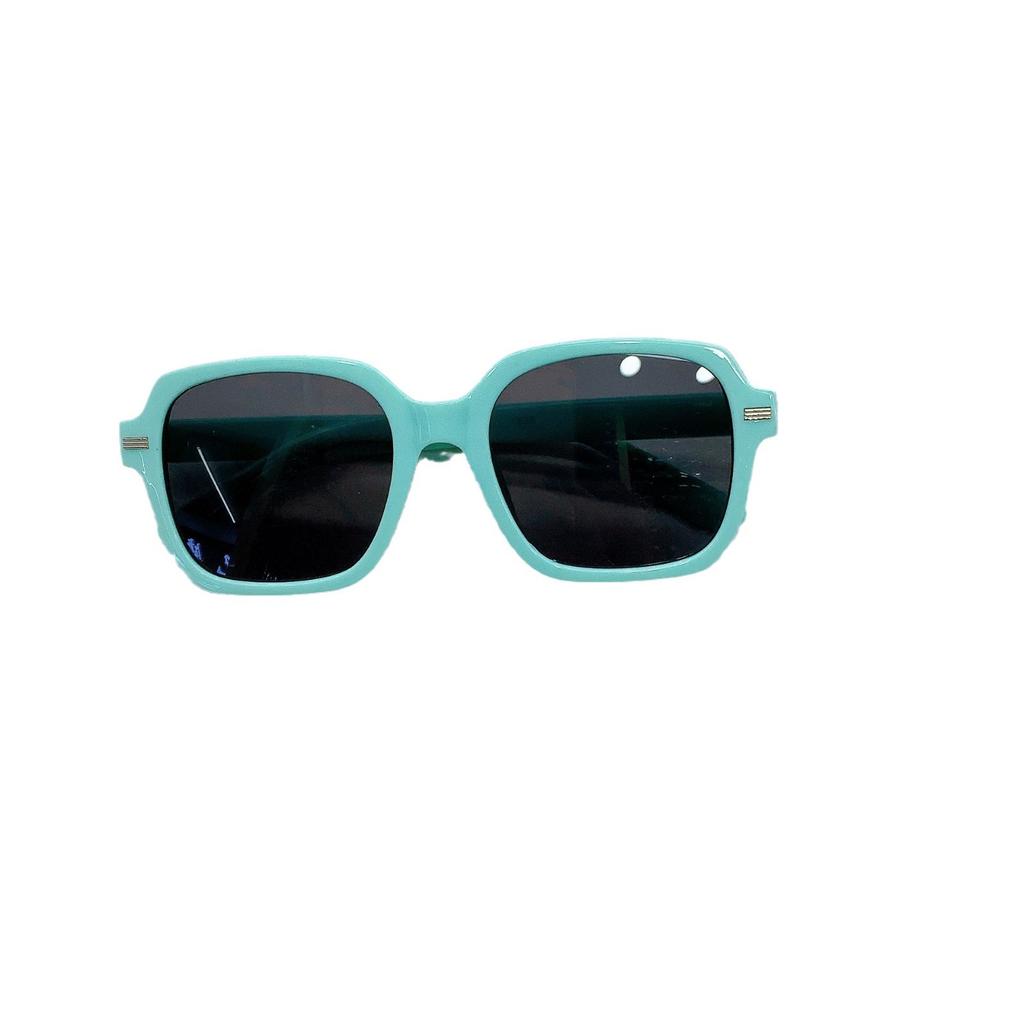 Retro Fashion Box Children'S Sunglasses Baby Concave Shape Travel Sunshade Eye Protection Glasses