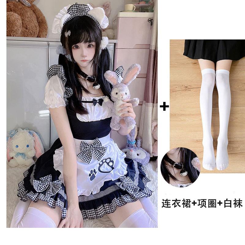 Japanese maid outfit sweet kitten wild maid cosplay cute soft girl two-dimensional jumpsuit