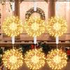 Светодиодные гирлянды с пультом дистанционного управления, диммируемые, несколько режимов освещения, перезаряжаемые