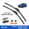 2шт 4шт щетки стеклоочистителя для Subaru Forester 3 (SH) 2007-2012 Передняя двойная резиновая полоска Щетка стеклоочистителя Щетки для лобового стекла Аксессуары для окон ветрового стекла