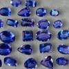 Карат + размер, качество AA+, натуральный драгоценный камень танзанит, россыпью камень танзанит, россыпью драгоценный камень смешанной формы, лот танзанита, лот натуральных драгоценных камней.