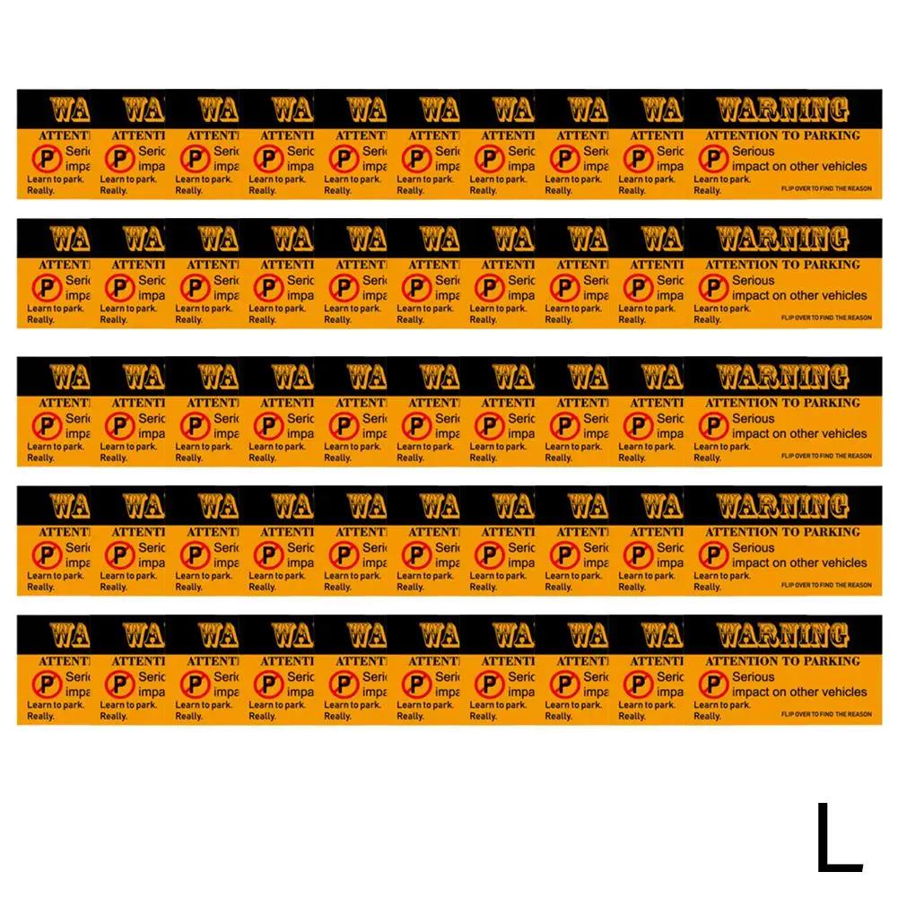 Плохие парковочные карточки, вы припарковались как идиот, визитные карточки 3,15*3,54"/3,5*2" для забавного розыгрыша за нарушение правил парковки, кляп 50 R4W6