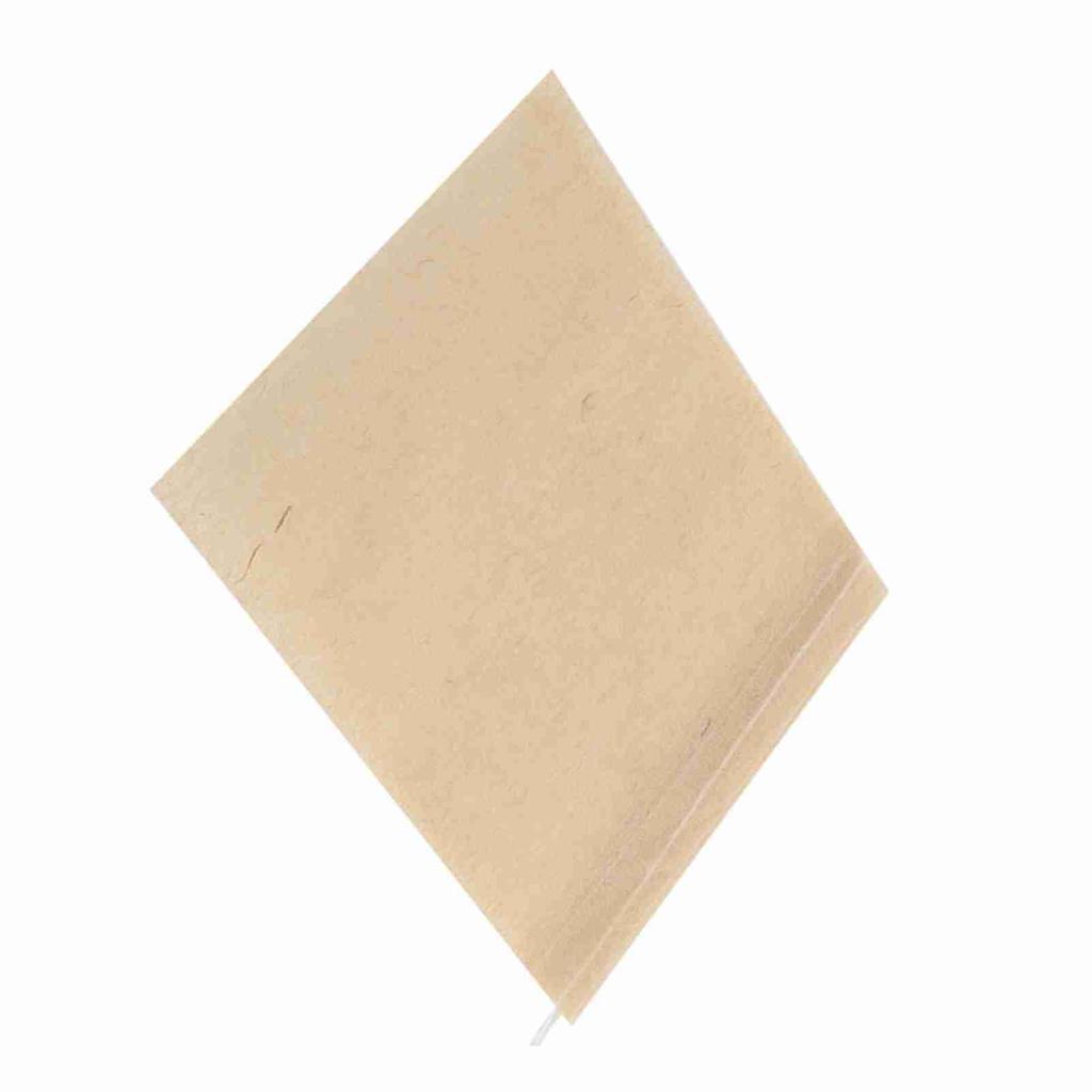 100 шт. одноразовых пустых чайных пакетиков с фильтром-заварником с завязкой для листового чая  (L)