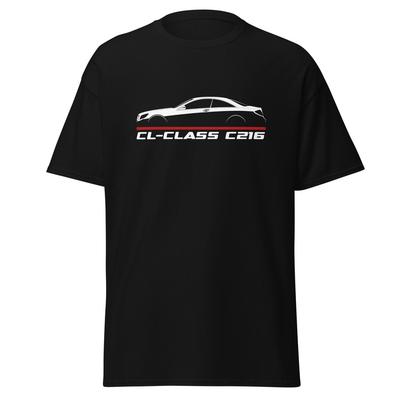 Премиальная футболка для фанатов Mercedes CL-Class C216 2006-2013, подарок на день рождения