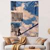 The Truman Show Movie Poster Tapestry Wall Hanging, Jim Carrey Classic Film Art, Cinematic Wall Decor for Bedroom Living Room Dorm