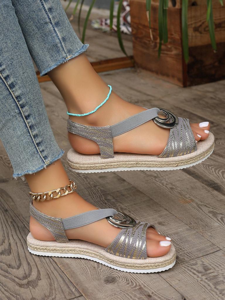 Женские босоножки на танкетке 2025 года, летние босоножки на платформе со змеиным принтом, гладиаторские туфли, женские удобные повседневные босоножки на среднем высоком каблуке