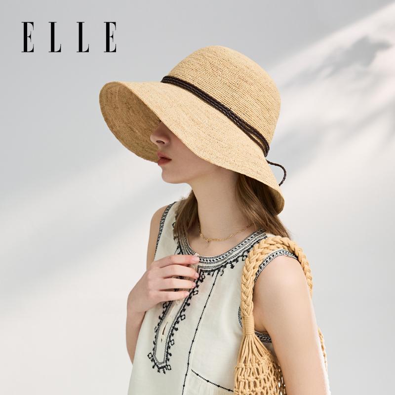 ELLE Lafite Grass Straw Hat for Women