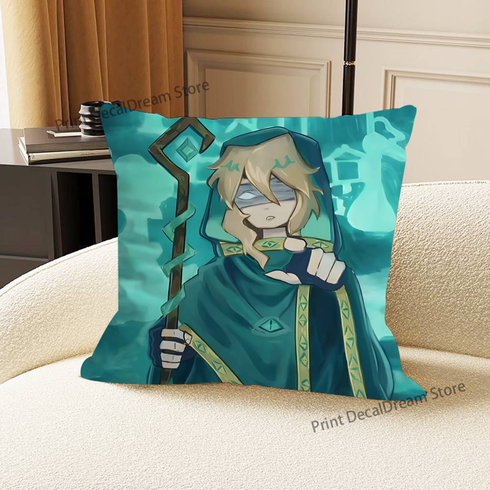 T-Tiresias Totally Not Blind Printed Pillow Cover Cushion Case Simple Sofa Pillow Case No Pillow Core
