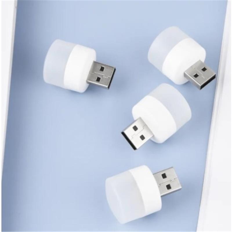 5 В USB-разъем Ночной светильник Портативная книга Светодиодная лампа для чтения для защиты глаз Маленький круглый ночник