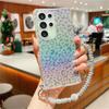 Леопардовый гальванизированный цепочный шнурок, подходит для Samsung S25 Ultra, Apple IPhone 16, чехол для мобильного телефона из мягкого материала, защитный чехол