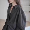 EIGHTHMONTH Женская черная блузка-жакет с длинным рукавом в французском стиле - Осенняя коллекция
