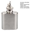1 Oz Hip Flask Portable Good Sealing Sturdy Anti-rust with Keychains Travel Bottle Wine Flask Daily Use