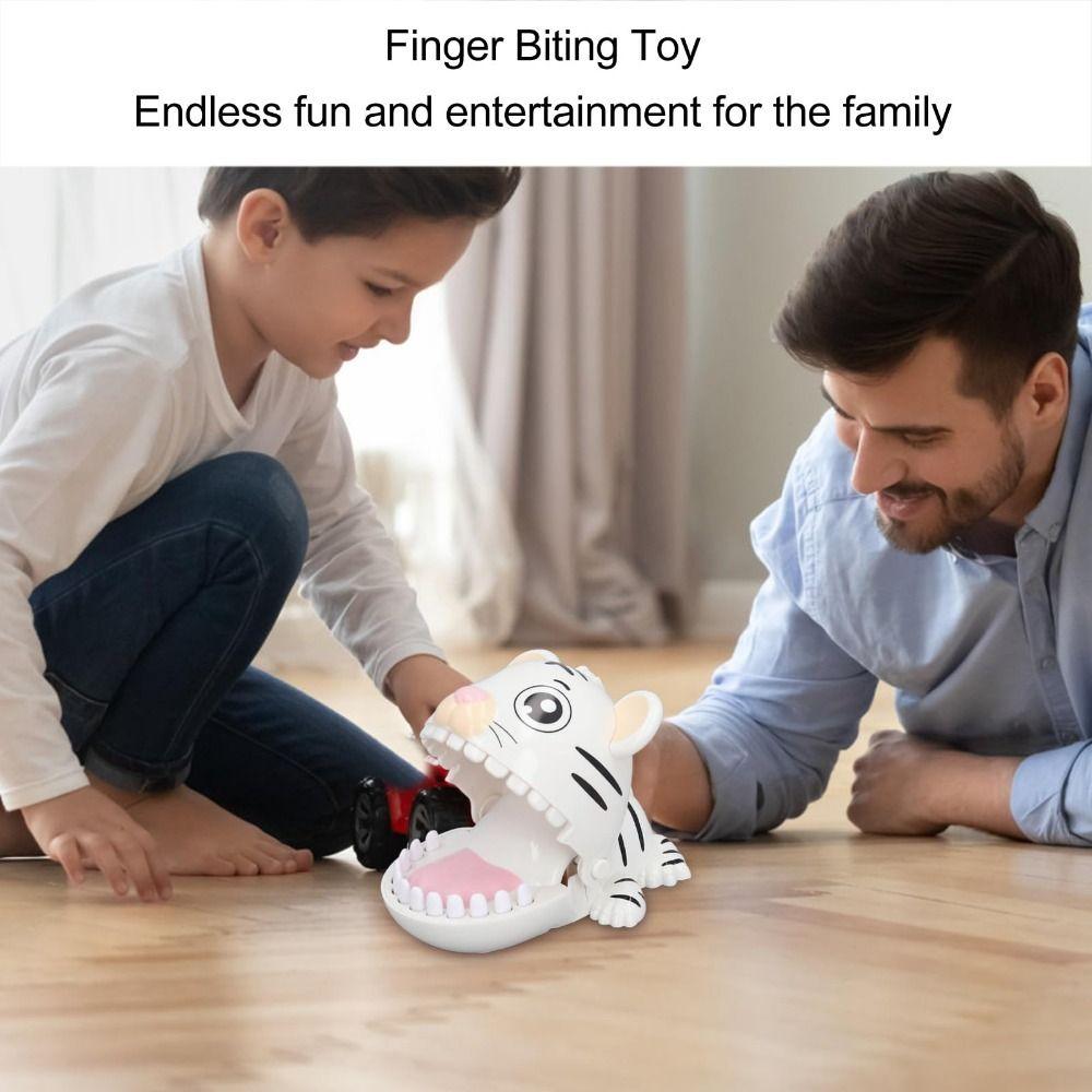 Jokes Game Tiger Teeth Toys Interactive Tigers Biting Finger Toy Biting Hand Finger Toys  Party