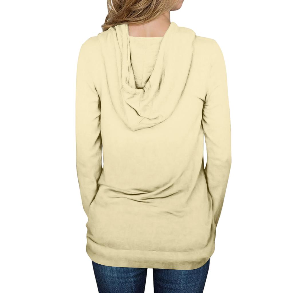 Женские худи-пуловеры, модные толстовки с капюшоном для девочек-подростков, женский осенний туник-топ
