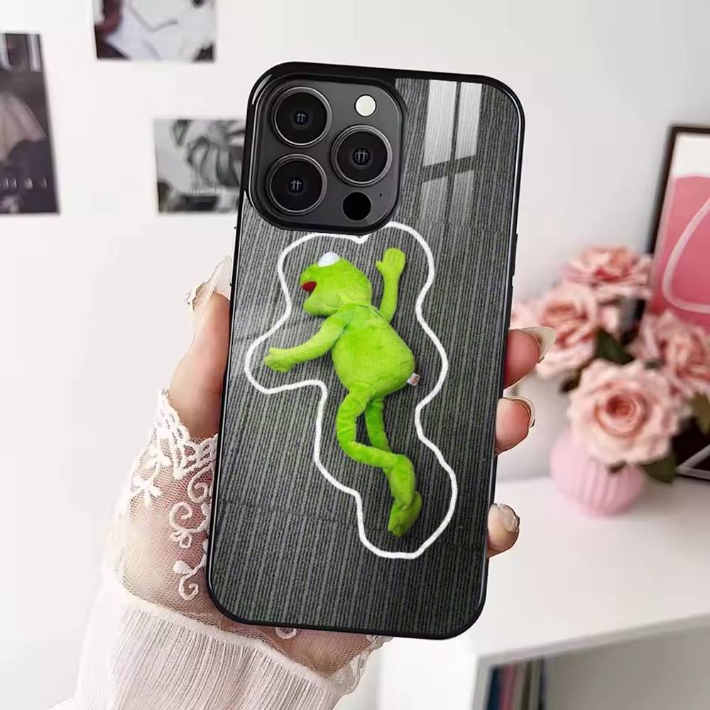 Funny kermit the frog Phone Case For iPhone 17,16,15,14,13,12,Plus,Pro,Max for Magsafe Magnetic Wireless Charging