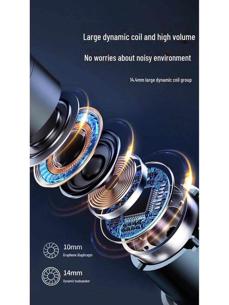 Bluetooth-гарнитура YYK-520 Gen 2: Беспроводная, с длительным сроком службы батареи, шумоподавлением, бизнес-модель с креплением на ухо