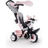 Smoby Baby Driver Plus Evolutionary Tricycle - Pink