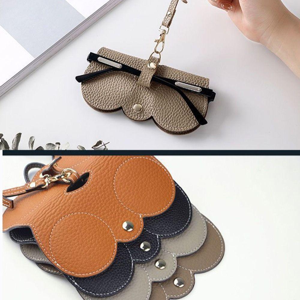 Men Glasses Storege Case Eyewear Protector Eyewear Pouch Sunglasses Pouch PU Leather Glasses Case