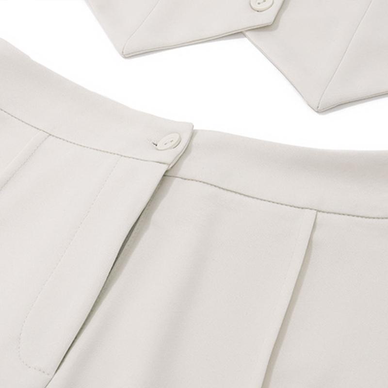 Y2K Sexy Elegant 2 Piece Set for Women Office Lady A Line Mini Skirt Halter Neck Waistcoat Top Matching Sets Elegant