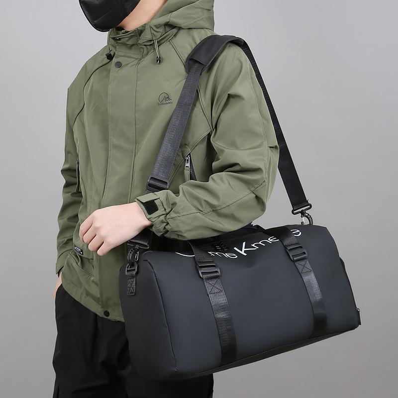 Новая большая вместительная дорожная сумка унисекс, водонепроницаемая спортивная сумка для фитнеса с коробкой для обуви, сумки для плавания с разделением на сухую и влажную одежду