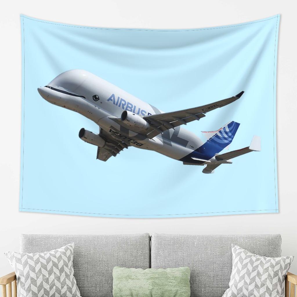 Airbus Beluga Декоративное панно Искусство Эстетичные гобелены для гостиной спальни дома Настенная ткань Настенный подвес