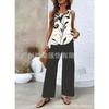 Layer Double Women Sleeveless Vest And Pants Set Casual Solid Two Piece Outfit Fashion Daily Matching Suit