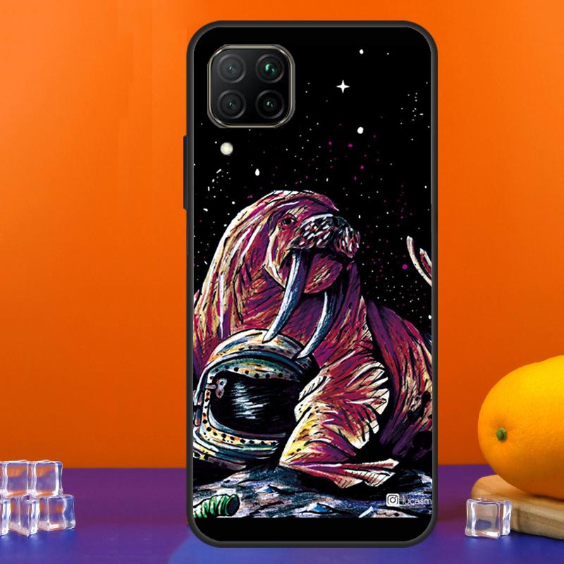 Cute Walrus For Huawei Nova Y90 Y91 Y60 Y70 Y72 Y61 9 10 SE 12i 12s 11i 5T P60 Pro P20 P30 P40 Lite Case
