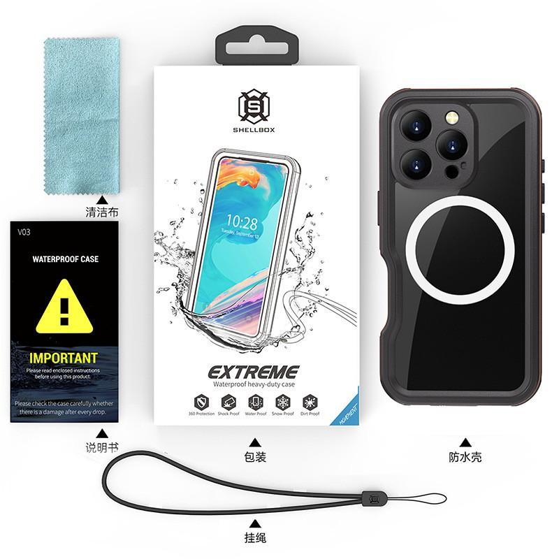 Waterproof Shockproof Phone Case IPhone 16 Series Outdoor Swimming Diving Delivery