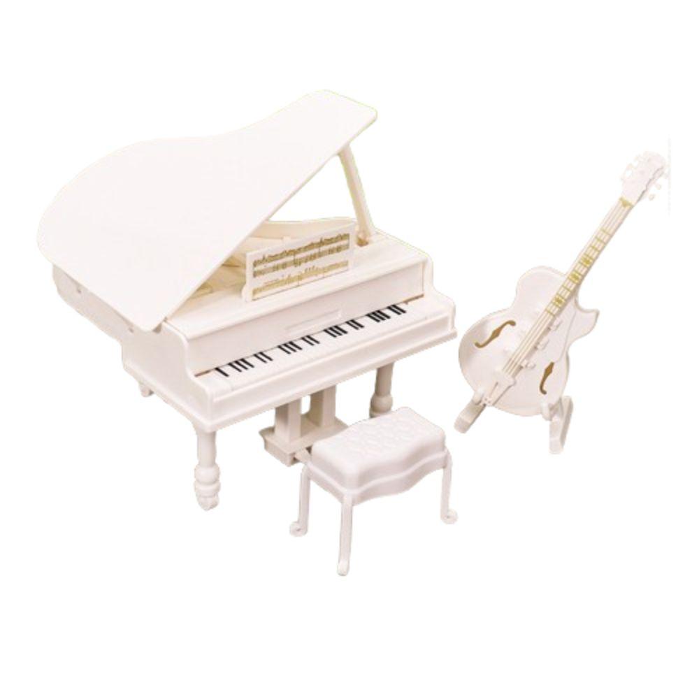 Miniature Size Grand Piano Furniture Simulation Musical Instruments Props  Miniature Collection