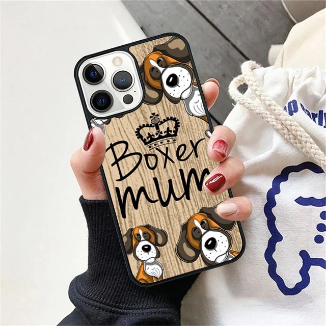Boxer Dog Puppy Puppies Design Phone Case Cover For iPhone 17 Air 15 16 Pro Max 14 13 12 11 Pro Max Plus Coque