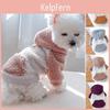 Soft Coat Dog Blocking Color Comfortable Thickened Twolegged Fleece Hoodie Winter Pet Dog Clothes