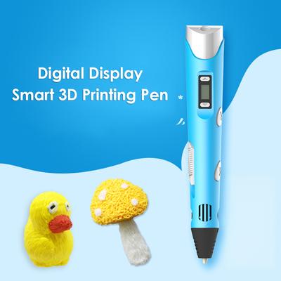 3D Ручка, напечатанная на 3D-принтере, с 3 м цветных нитей, электрическая USB ручка для 3D рисования и печати, креативный DIY подарок на день рождения, Рождество, Новый год