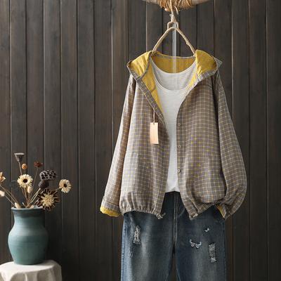 Блузки больших размеров для женщин, осенне-весенние однобортные рубашки с капюшоном и длинными рукавами, регулируемая женская одежда