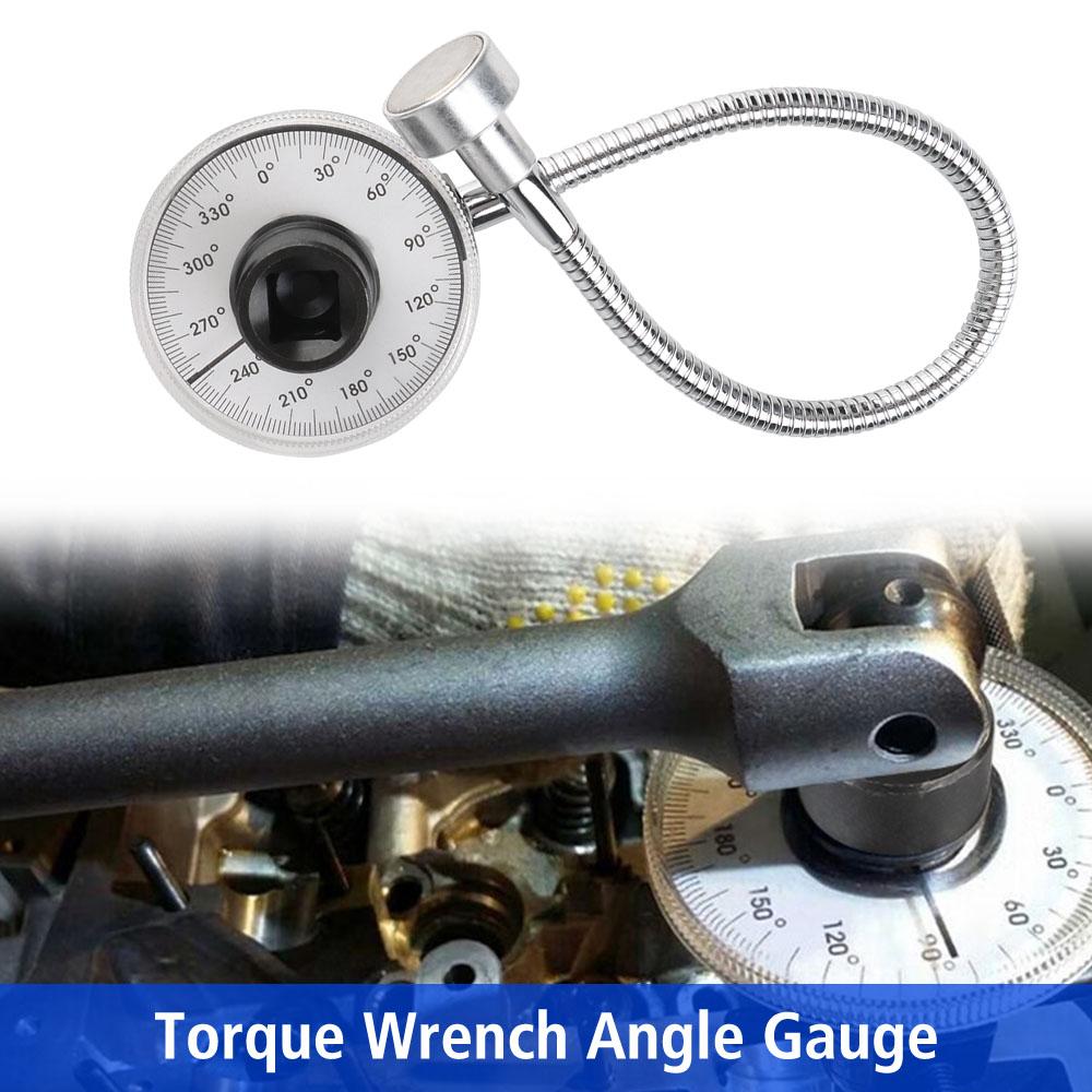 Torquemeter Torque Regular Scale Adjustable 360 Degrees Torque Wrench Hand Tools Calibrated In Degrees Torque Angle Gauge