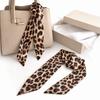 Leopard Print Small Silk Scarf Decoration Neck Scarf New Slender Scarf  Neckwear/Wrist/Waistband