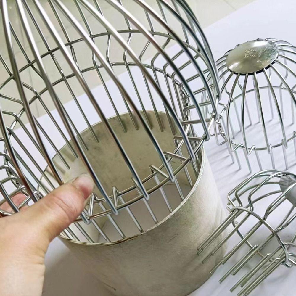 Round Balcony Drainage Cover Stainless Steel Rain Pipe Cap Drainage Plumbing Fitting
