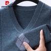 Pierre Cardin Men's 100% Wool V-Neck Sweater Vest